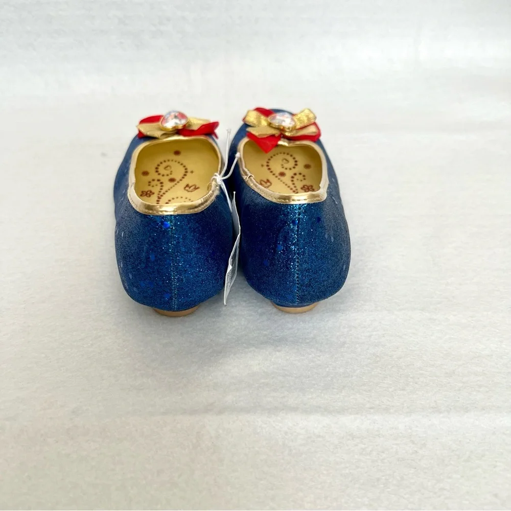 NWT Disney Snow White Sparkly Costume Shoes - Little Girls 2/3 Youth - Picture 5 of 8